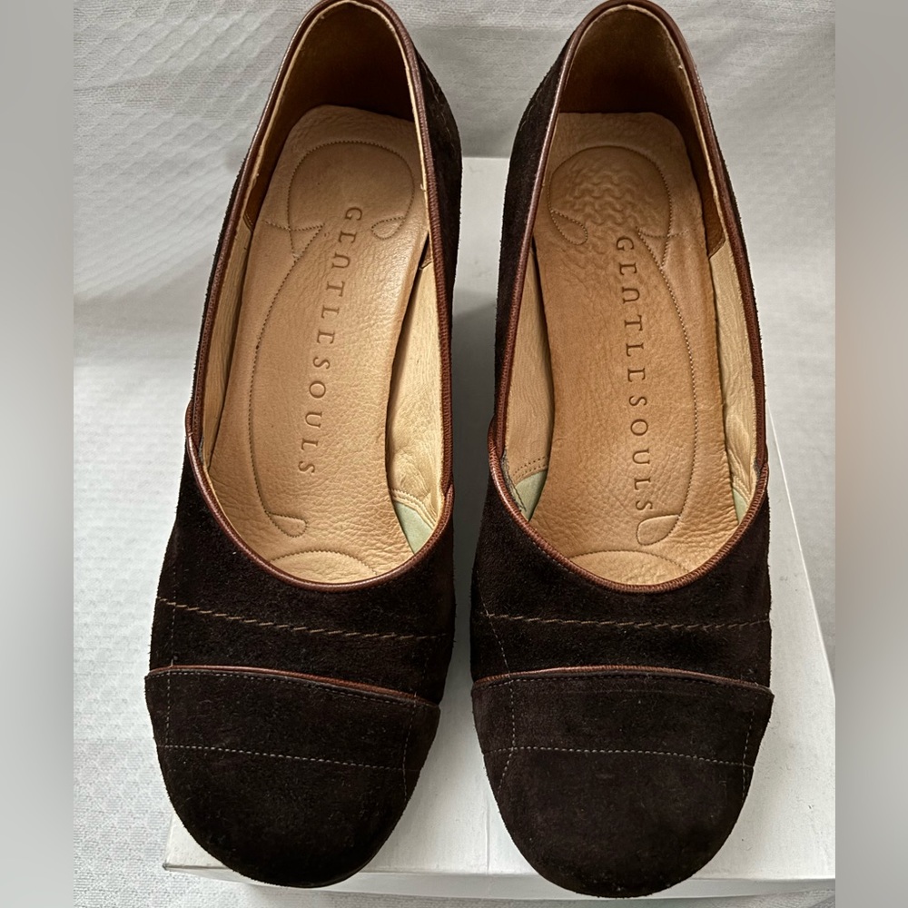Gentle Souls Suede Wedges